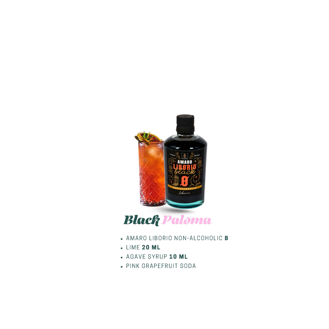 AMARO LIBORIO ANALCOLICO BLACK 70 CL